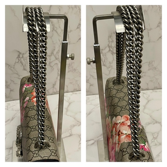 GUCCI GG Supreme Monogram Blooms Dionysus Shoulder  Bag - Picture 10 of 16